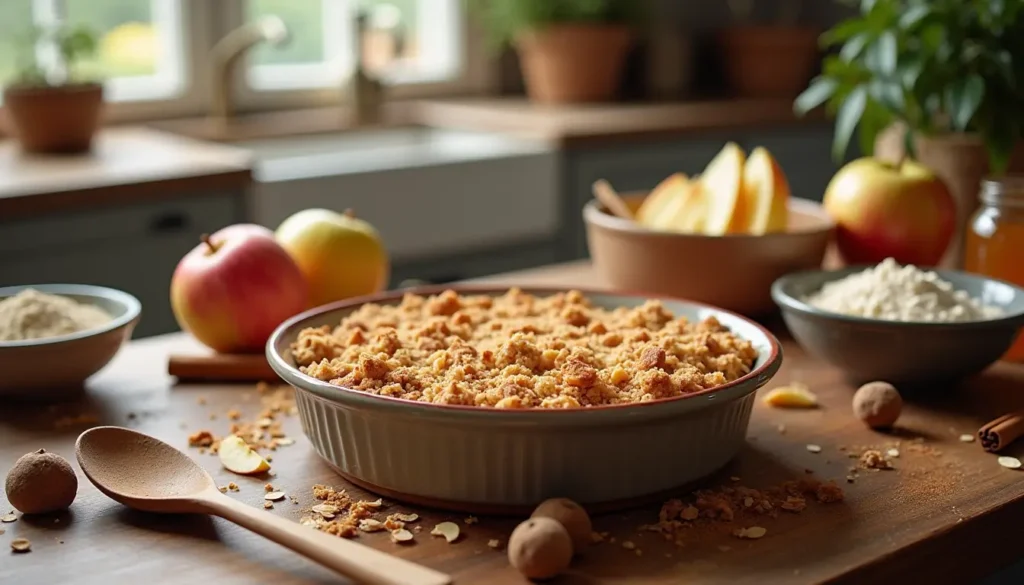 gluten free apple crumble recipe